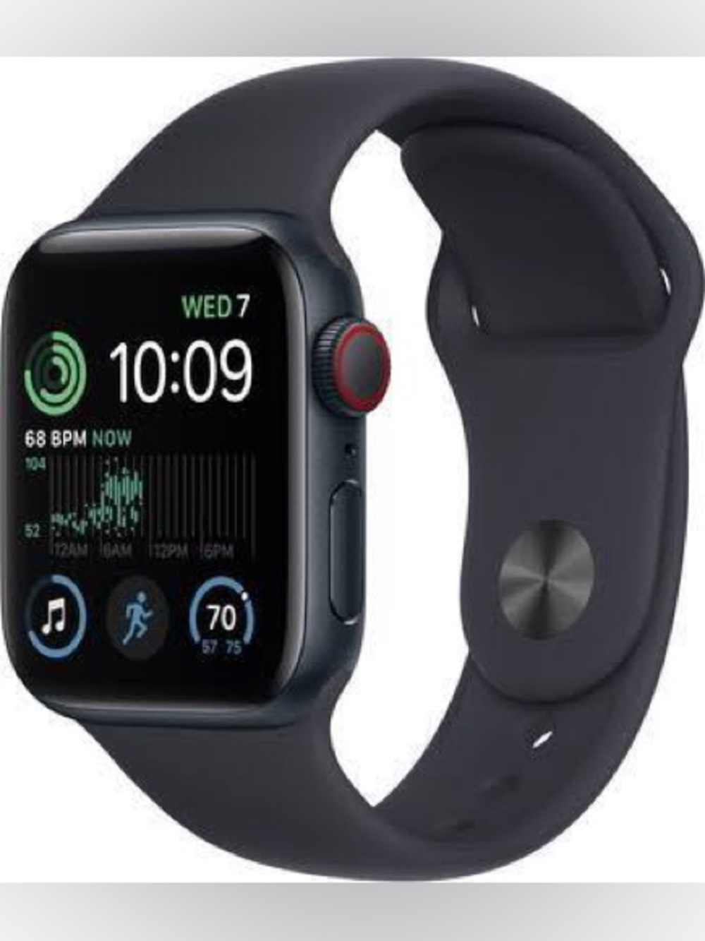 Apple Watch SE 2nd Gen 40mm GPS + Cellular Midnight w/ Box 84% BH Unlocked